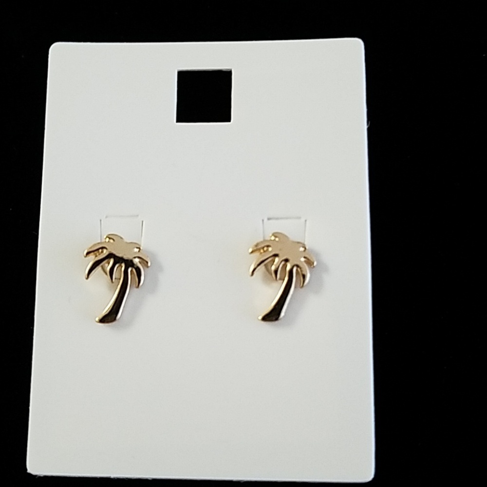 Palm tree earrings